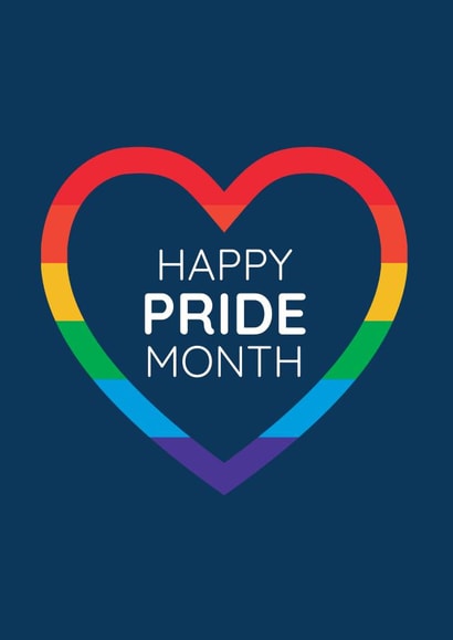 pride pride month Just because Card 7663 created by Sunnyside Design