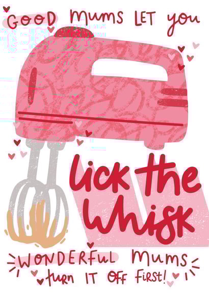 Cute Mother’s Day Card For Mum - Baking created by Caitlin Daw