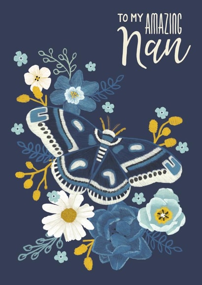Amazing Nan - butterfly card created by Made by Burbs