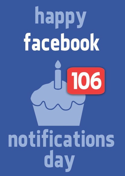 facebook social media Birthday Card 13072 created by ShortRound888