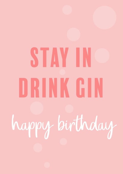 stay in Birthday Card 36040 created by Splodge Designs