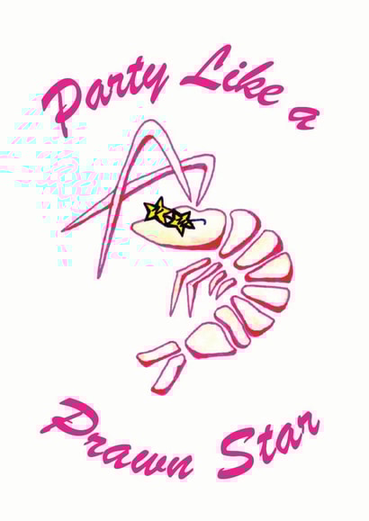 party porn star Birthday Card 19149 created by PunderWater Designs