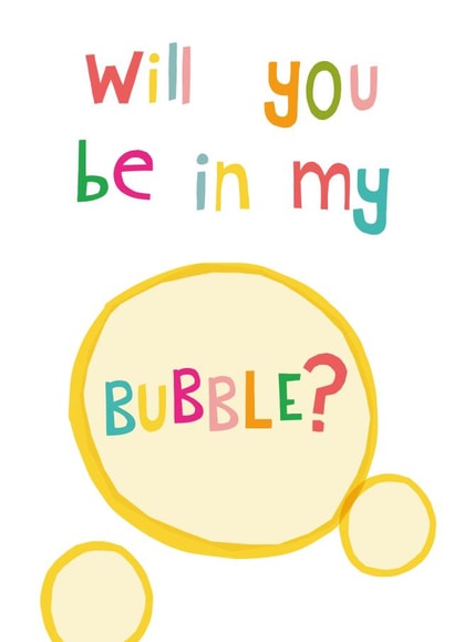 bubble support bubble Anniversary Card 36208 created by Emma Henderson