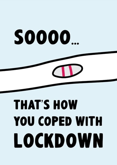 lockdown pregnancy Pregnancy Card 32091 created by Shutterjunkie
