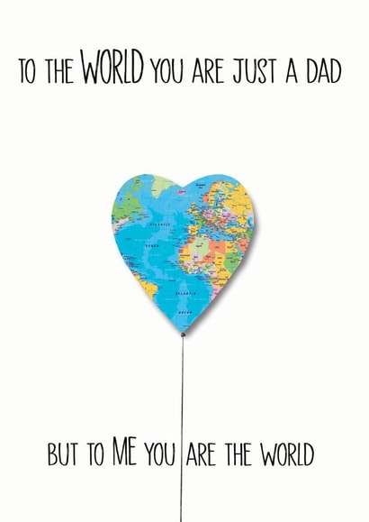 world dad Father's Day Card 17939 created by SVHIllustration