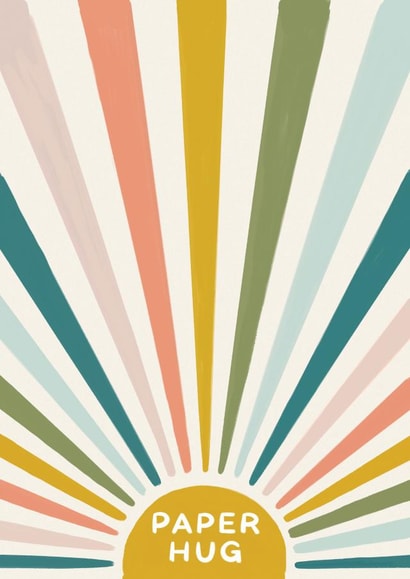 paper hug thinking of you card Card 40850 created by Lomond Paper Co.