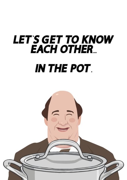 Kevin Kevin Malone Anniversary Card 16040 created by AsSeenOnTV