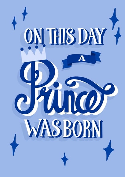 prince was Birthday Card 18267 created by Fab Bab