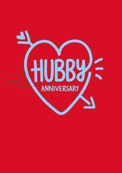 Hubby anniversary Anniversary Card 16984 created by Squaire