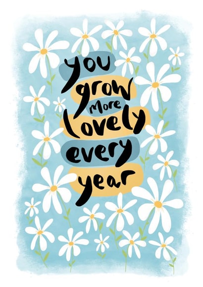 Grow Garden Birthday Card 19114 created by The Sunshine Bindery