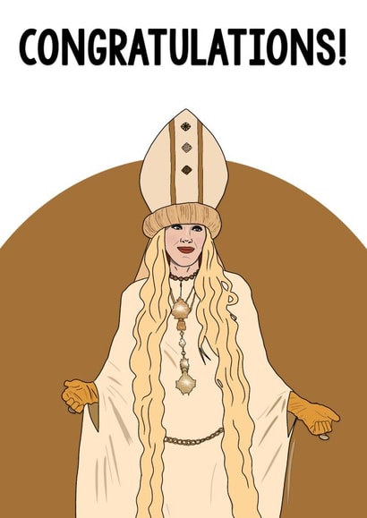 Congratulations - Schitt's Creek wedding card created by Pink + Pip