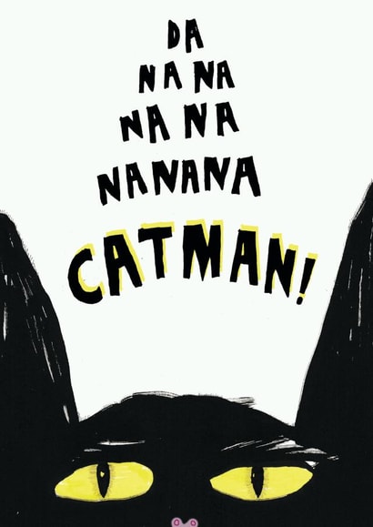 cat funny Birthday Card 17279 created by Heather More Illustration