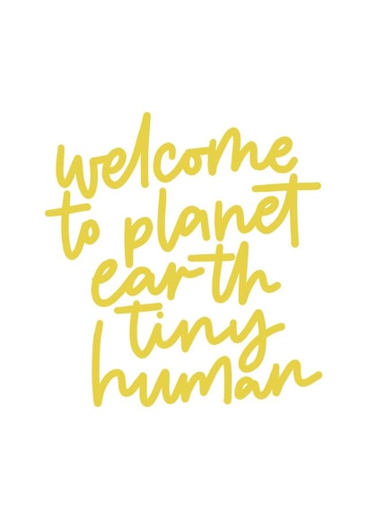 newborn new New Baby Card 13532 created by Blink Lettering