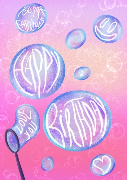 Happy Birthday Card 43056 created by Alícia Abe