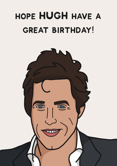 hugh grant Birthday Card 18492 created by This Crafty Couple