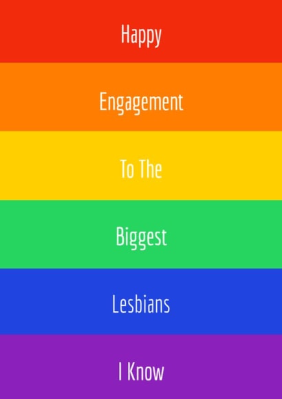 Rainbow - lesbian wedding design created by Betty's Boutique