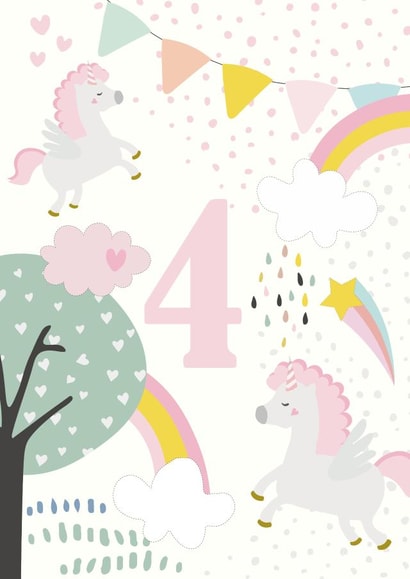 fourth four Birthday Card 11035 created by AK Designs