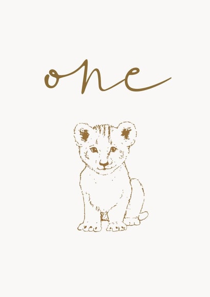 lion first Card 33337 created by AK Designs