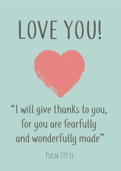 Love Christian Anniversary Card 16749 created by Christian Gift Store