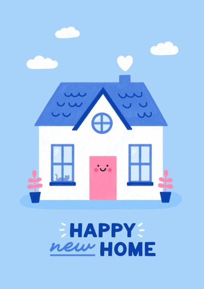 Cute New Home Card - Dream House - Happy New Home created by Jess Shah
