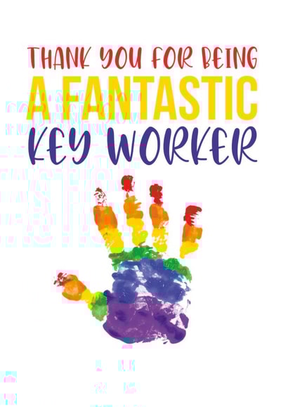 Thank you teacher card keyworker Card 40934 created by Created by joy