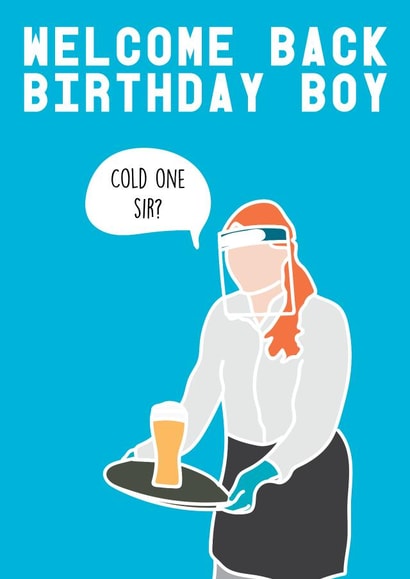 welcome back Birthday Card 43772 created by Charlie T