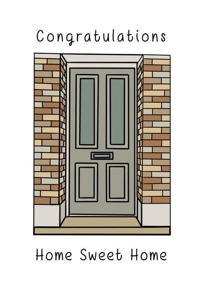 New home moving Card 44141 created by Designed by Henry