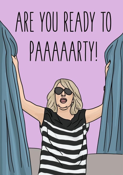 Bridesmaids movie Birthday Card 17172 created by Jamm Designs