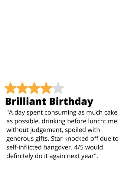 Brilliant Birthday created by original fox designs