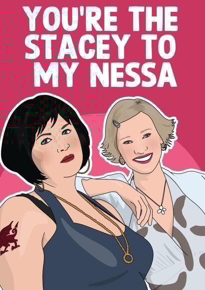 Stacey to my Nessa created by Pink + Pip