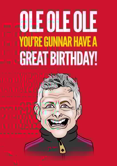 Fun Birthday Card - Ole - Pun created by Elgo Designs