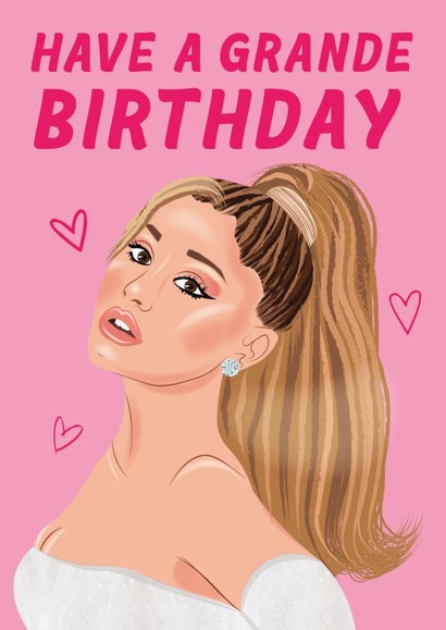ariana grande Birthday Card 17156 created by Jessica Hubbard