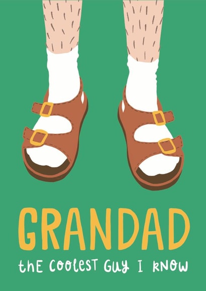 Socks & Sandals Grandad Birthday/Father's Day Card created by Jessica Harvey