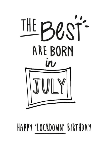 best born Birthday Card 32151 created by Jodie Gaul & Co