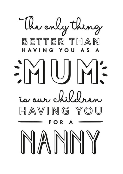 mum nanny Birthday Card 9696 created by Jodie Gaul & Co