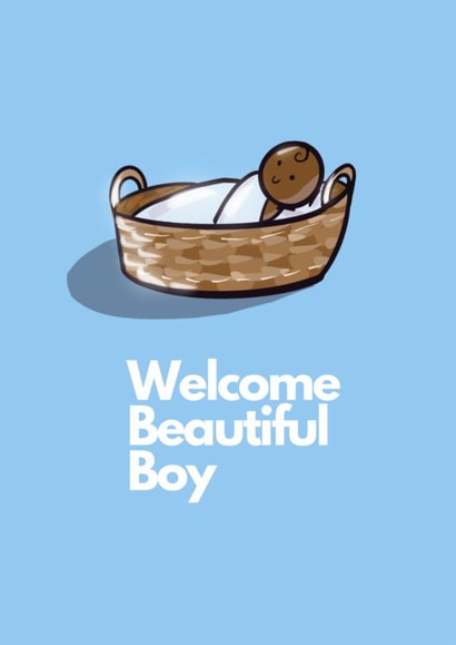 baby boy New Baby Card 18178 created by Boy Oh Boy Designs