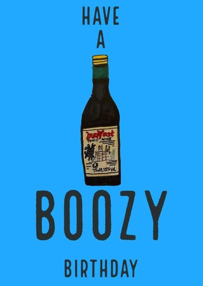 buckfast scottish Birthday Card 19500 created by Paw Prints