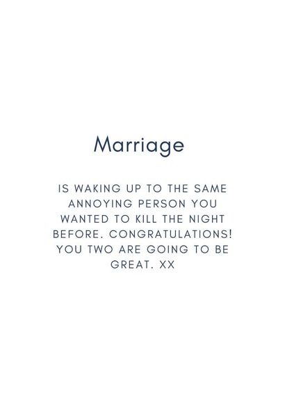 for husband for wife Card 44255 created by QuirkyPen Design