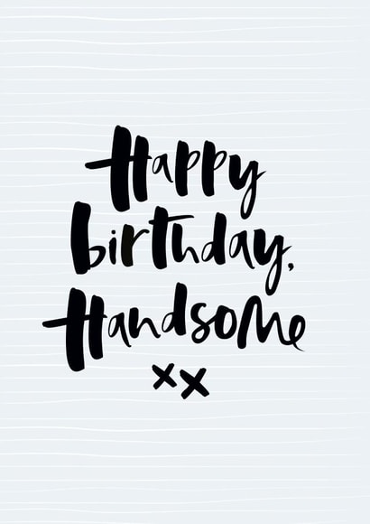 boyfriend husband Birthday Card 10571 created by Too Wordy