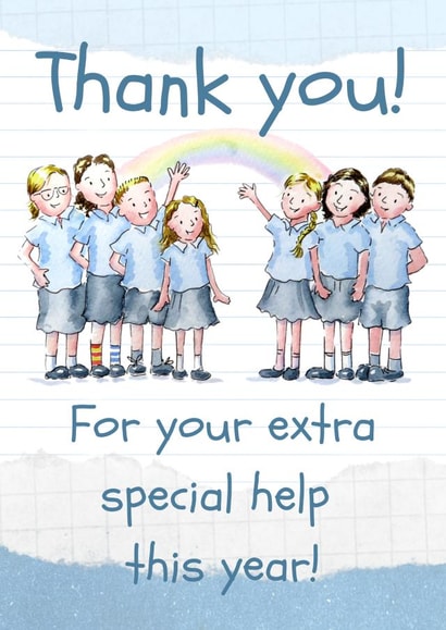 extra special Thank You Card 16535 created by Kate Garrett