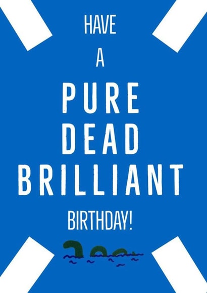 pure dead Birthday Card 19504 created by Paw Prints