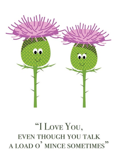 I love you scottish Card 44261 created by Entirely Your Own 