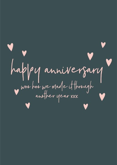 funny wife Anniversary Card 9868 created by Heather Alstead Design LTD
