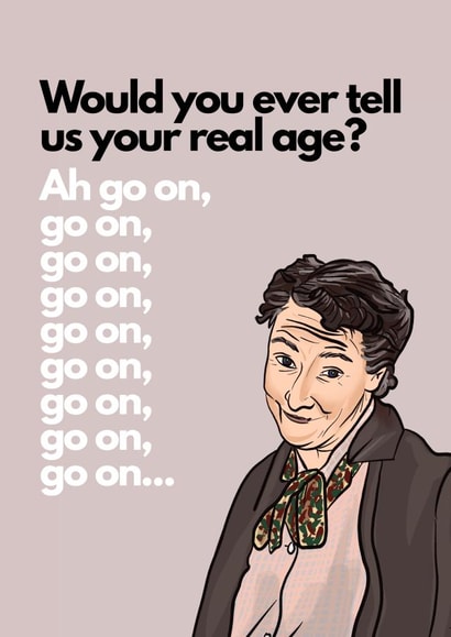 mrs doyle father ted Birthday Card 18179 created by Boy Oh Boy Designs