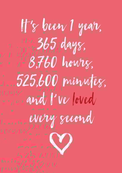 1 year Anniversary Card 14328 created by Dottie Mottie