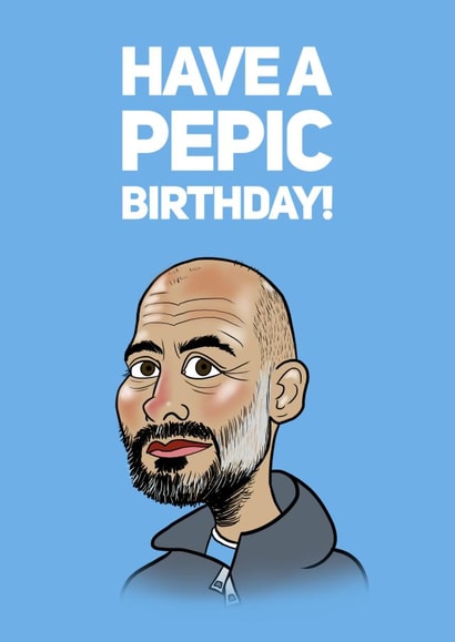 Man City Manchester City Birthday Card 18990 created by Elgo Designs