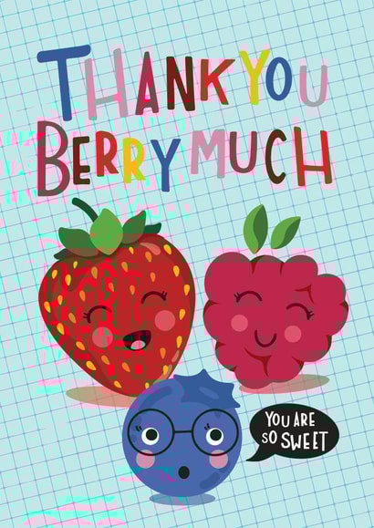 thanks thank you Thank You Card 19546 created by Suzanne Brearley Design