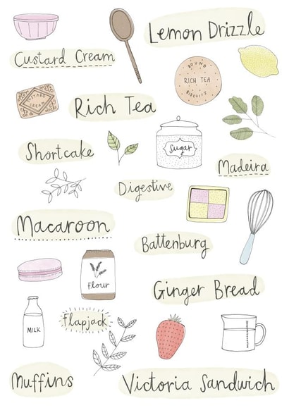 cakes biscuits Card 44349 created by Rebecca Dyke