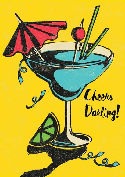 cheers darling Birthday Card 25177 created by Rocket68