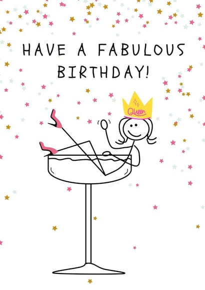 birthday for her Card 43764 created by A note with love